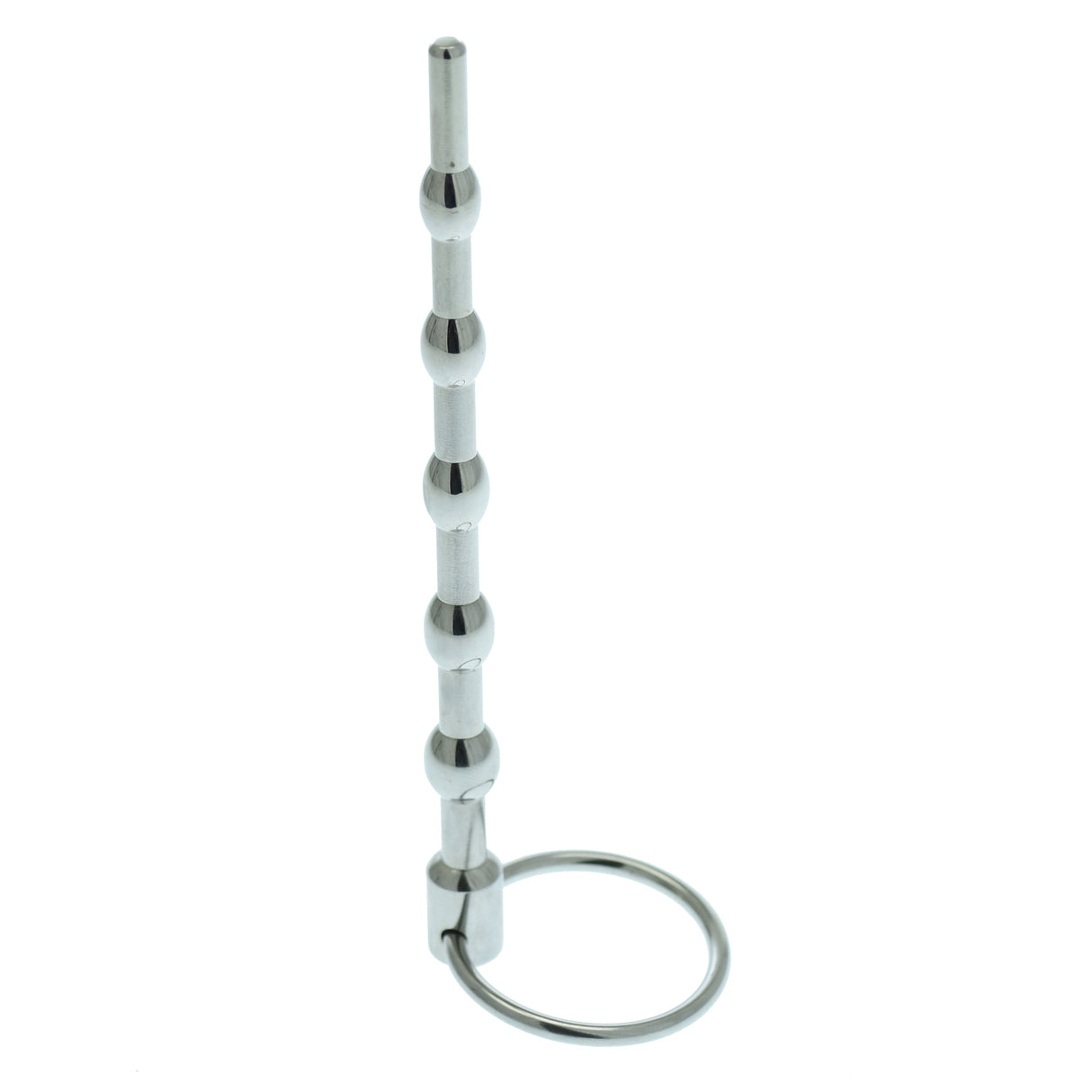 6.25" Beaded Stainless Steel Urethral Sounding Probe