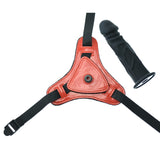 Black Dildo Strap-On Harness