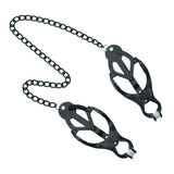 Black Japanese Clover Clamps With Chain