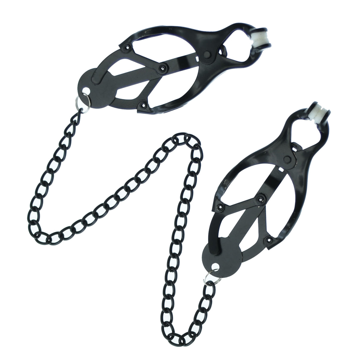 Black Japanese Clover Clamps With Chain