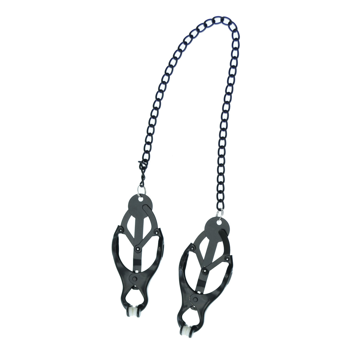 Black Japanese Clover Clamps With Chain