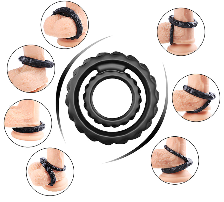 Dual Silicone Cock Ring