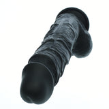 11 Inch Thick Silicone Black Dildo