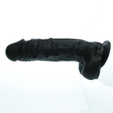 11 Inch Thick Silicone Black Dildo