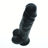 11 Inch Thick Silicone Black Dildo