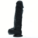 11 Inch Thick Silicone Black Dildo