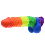 11 Inch Thick Silicone Rainbow Dildo