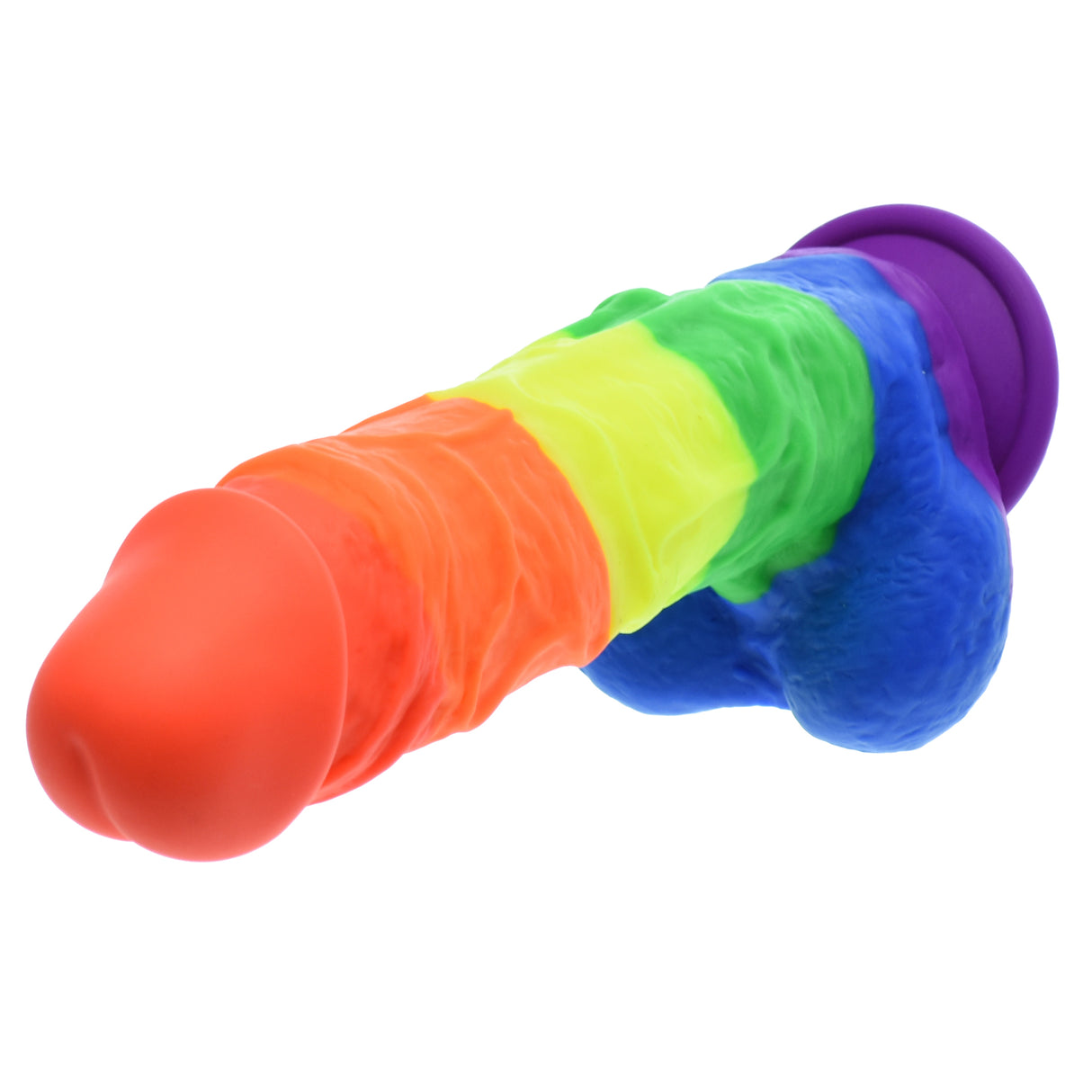 11 Inch Thick Silicone Rainbow Dildo