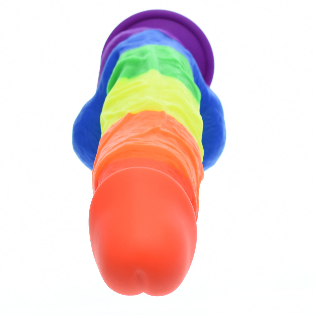 11 Inch Thick Silicone Rainbow Dildo