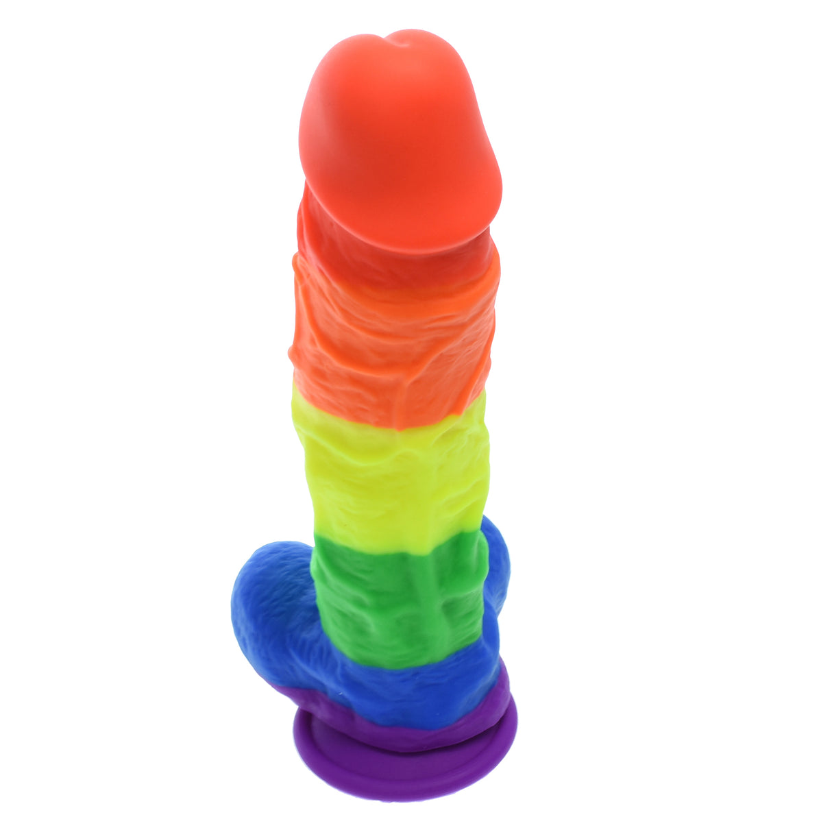 11 Inch Thick Silicone Rainbow Dildo