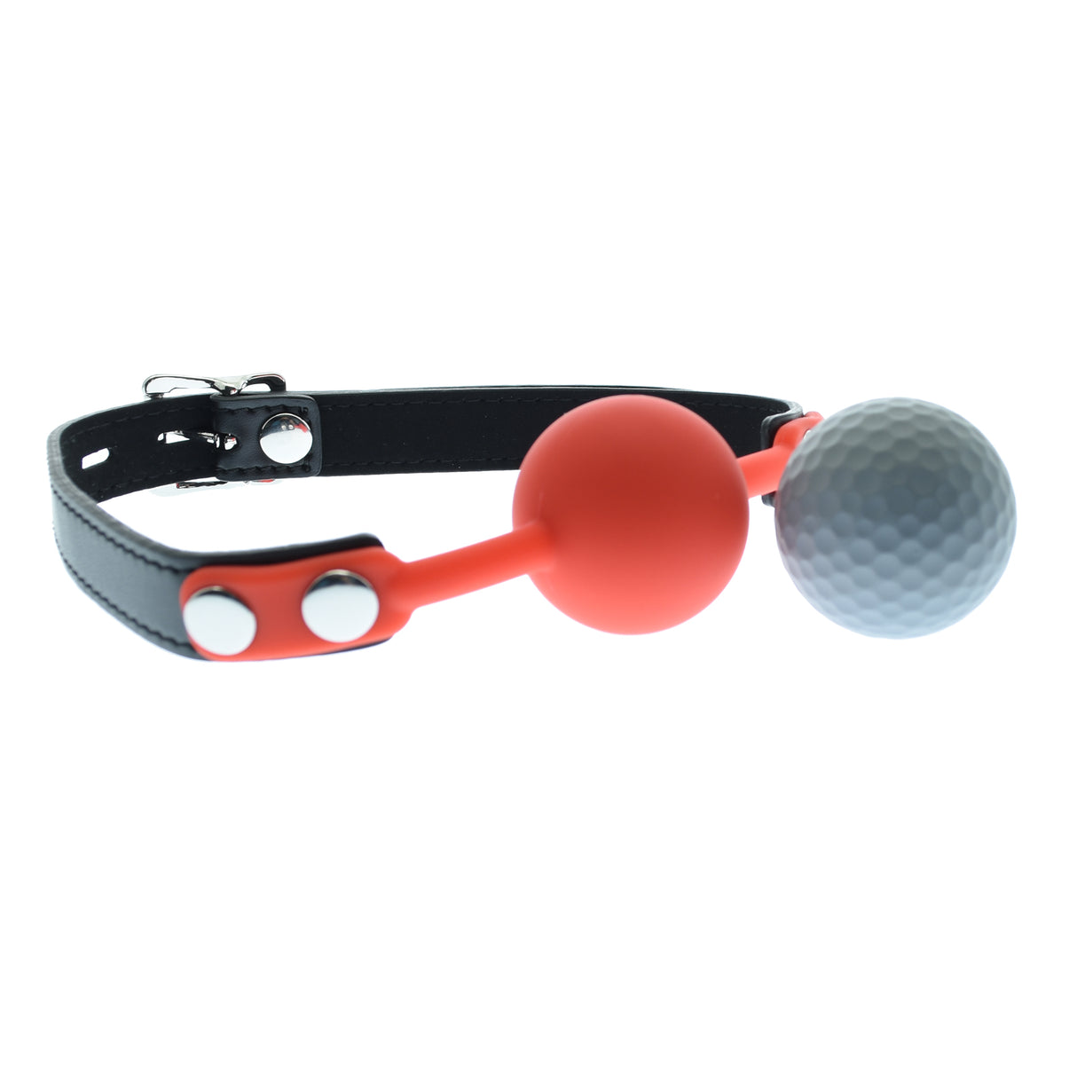 Red Silicone Gag Ball Lockable