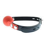 Red Silicone Gag Ball Lockable