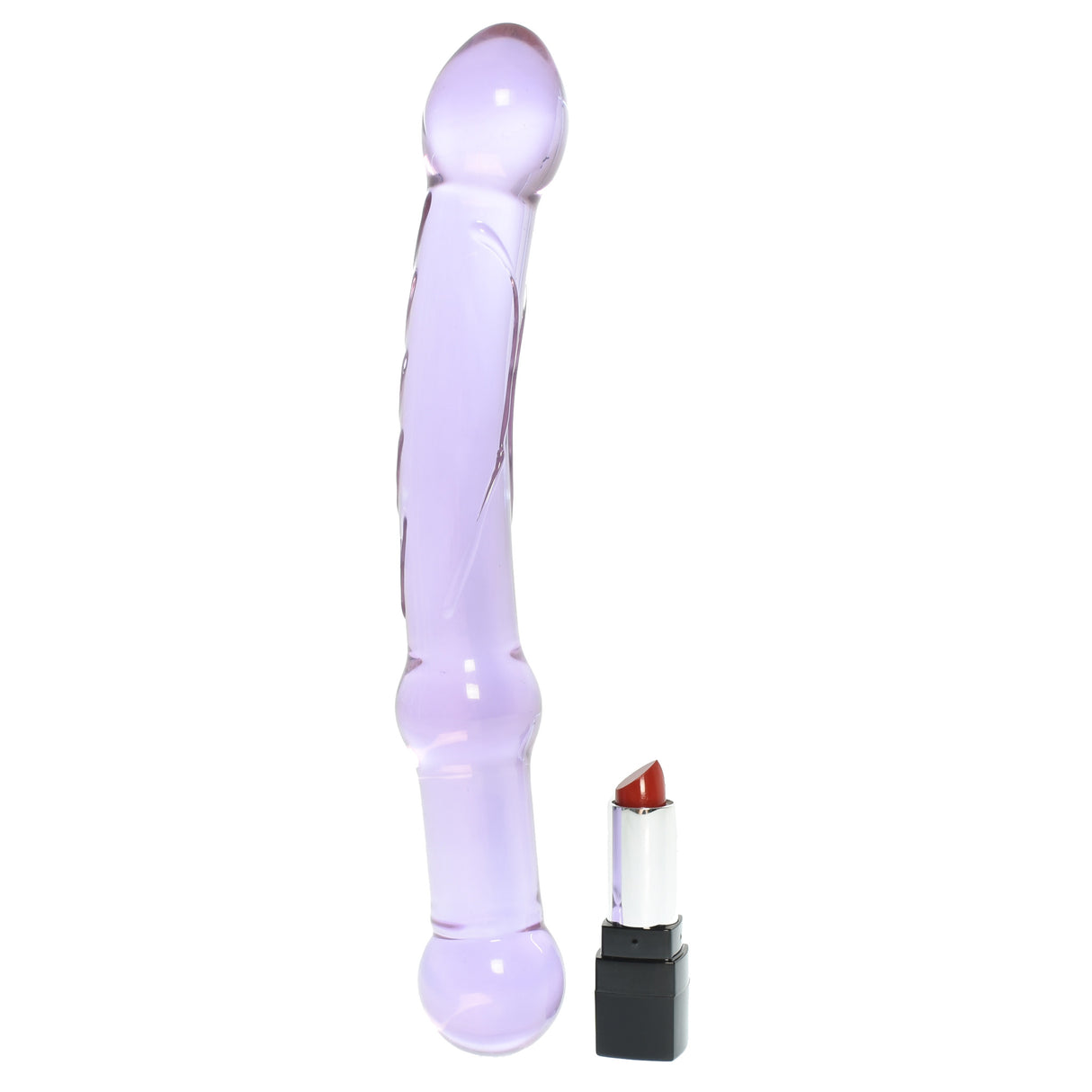 Royal Purple Glass Dildo