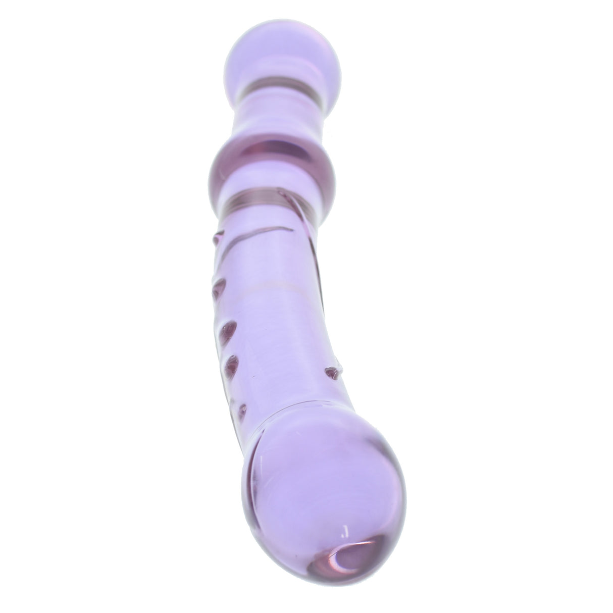 Royal Purple Glass Dildo