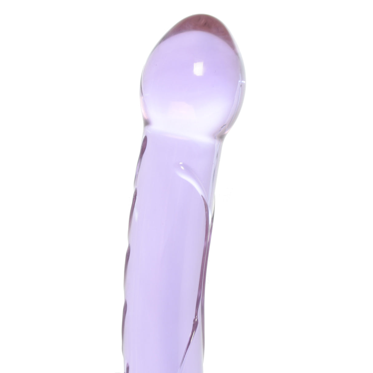 Royal Purple Glass Dildo