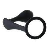 Silicone Cock Ring With P-Spot Plug