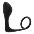 Silicone Cock Ring With P-Spot Plug