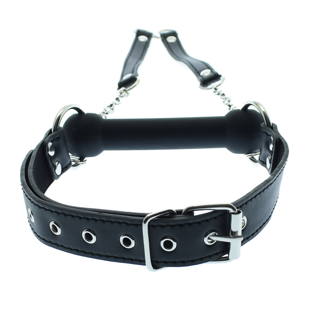 Silicone Bit Gag With Leash