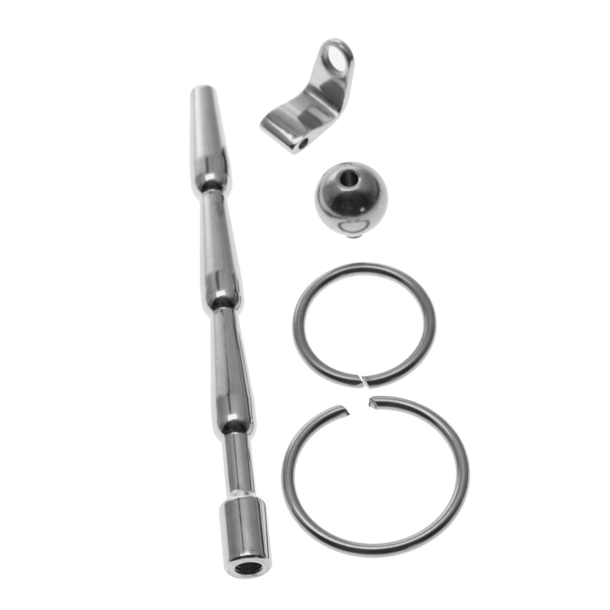 Stainless Steel Hollow Ribbed Urethral Plug