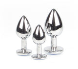 Chrome Plated Anal Butt Plug Set