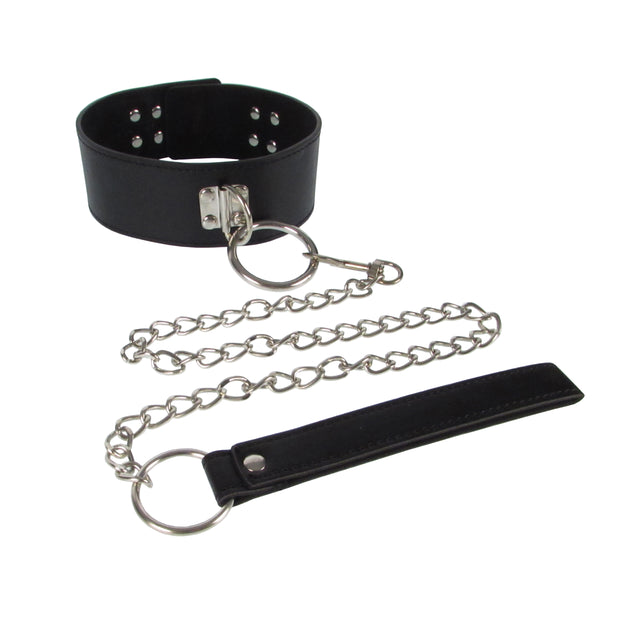 BDSM SLAVE COLLAR AND LEASH