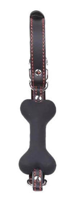 Black Dog Bone Gag Ball