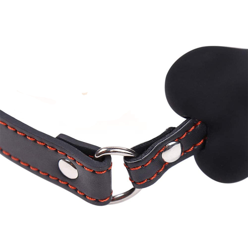 Black Dog Bone Gag Ball