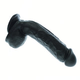 Black silicone realistic dildo