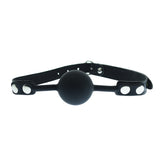 Black Silicone Gag Ball