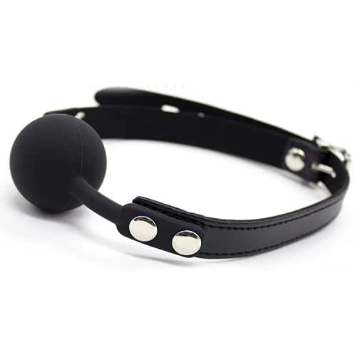 Black Silicone Gag Ball