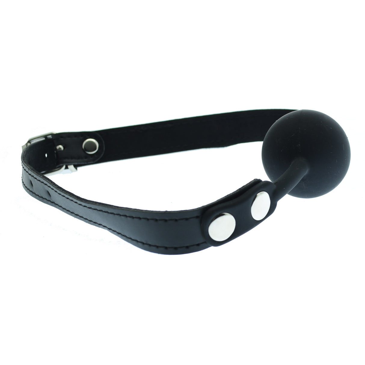 Black Silicone Gag Ball