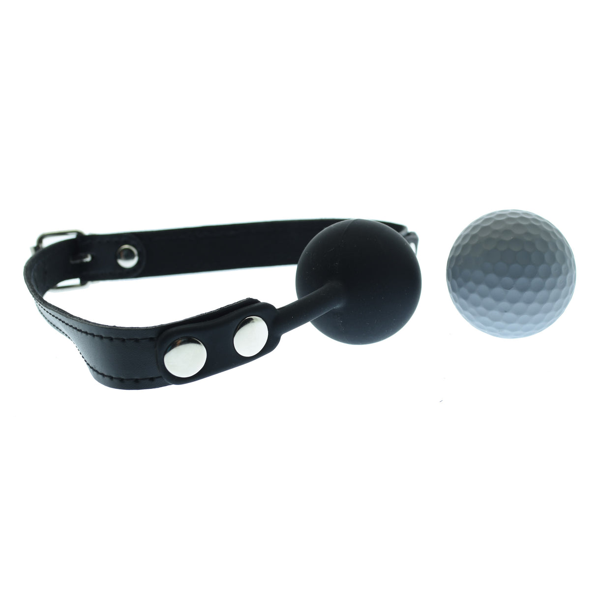 Black Silicone Gag Ball