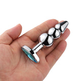 Blue Eye Aluminum Alloy Anal Plug