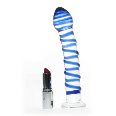 Blue Glass Dildo