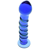 Deep Blue Glass Dildo