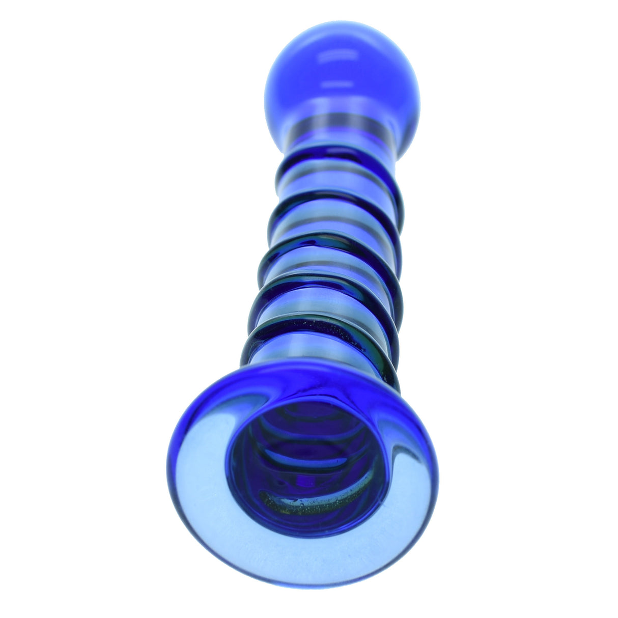 Deep Blue Glass Dildo