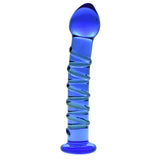 Deep Blue Glass Dildo