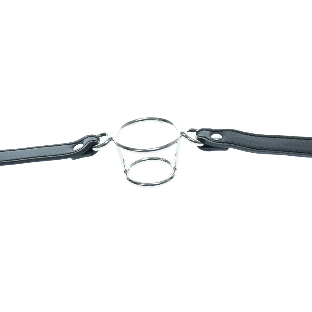 Black Deep Throat Double Ring Gag | Best Mouth Gag Ball | KinkOrder –  kinkOrder Bondage Restraints & Fetish Gear