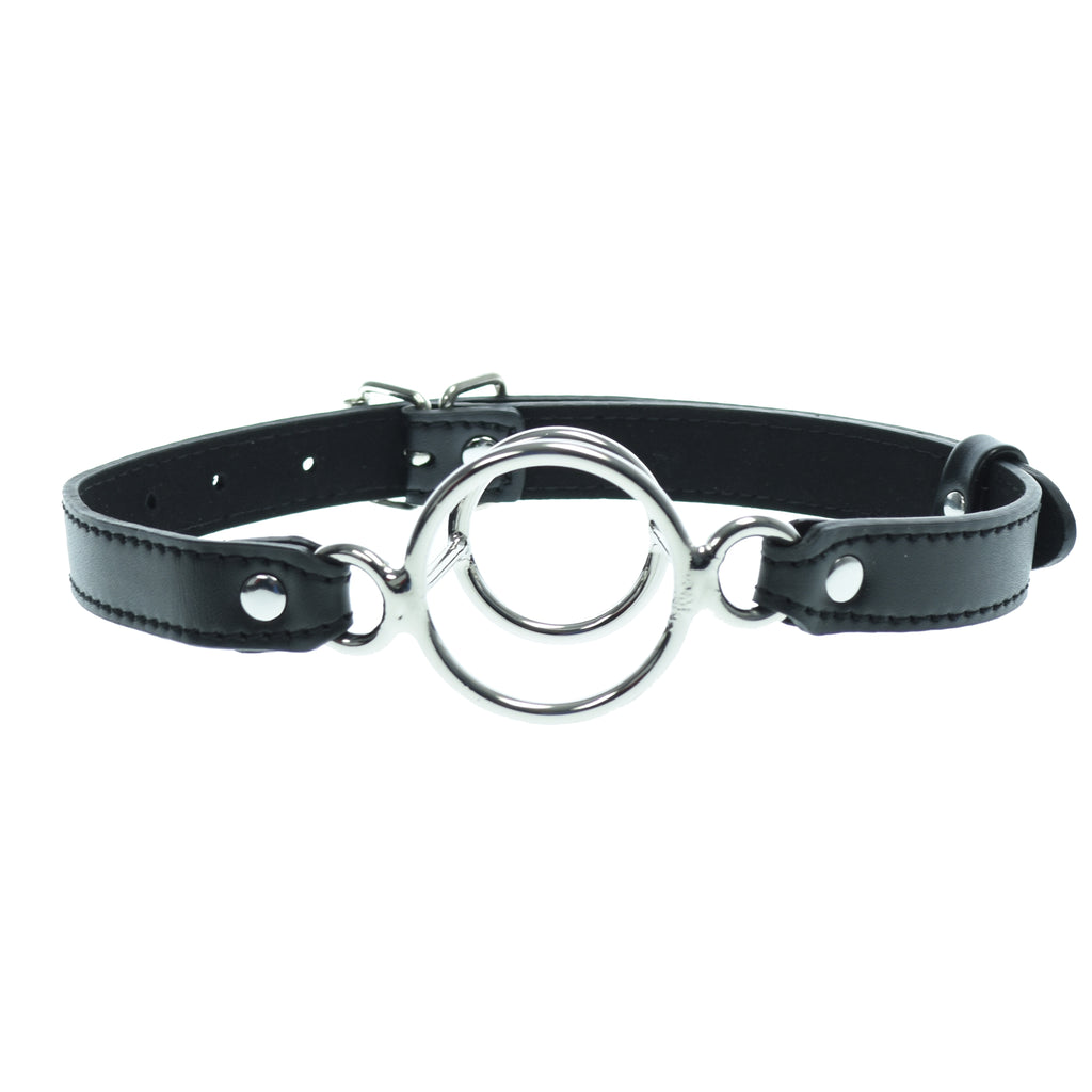 Black Deep Throat Double Ring Gag | Best Mouth Gag Ball | KinkOrder –  kinkOrder Bondage Restraints & Fetish Gear