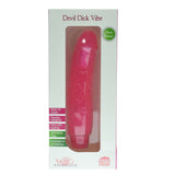 Realistic Pink Vibrator Dildo Devil Dick