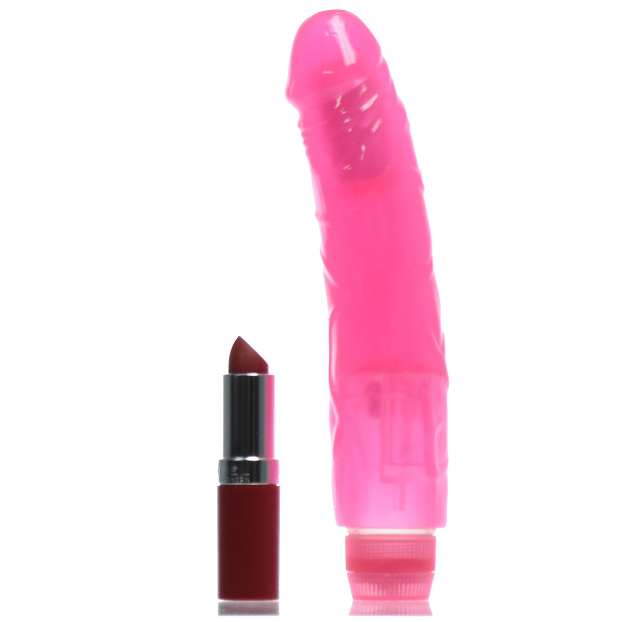 Realistic Pink Vibrator Dildo Devil Dick