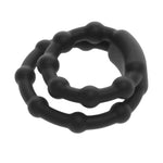 Double Ring Silicone Cock Ring With Knobs