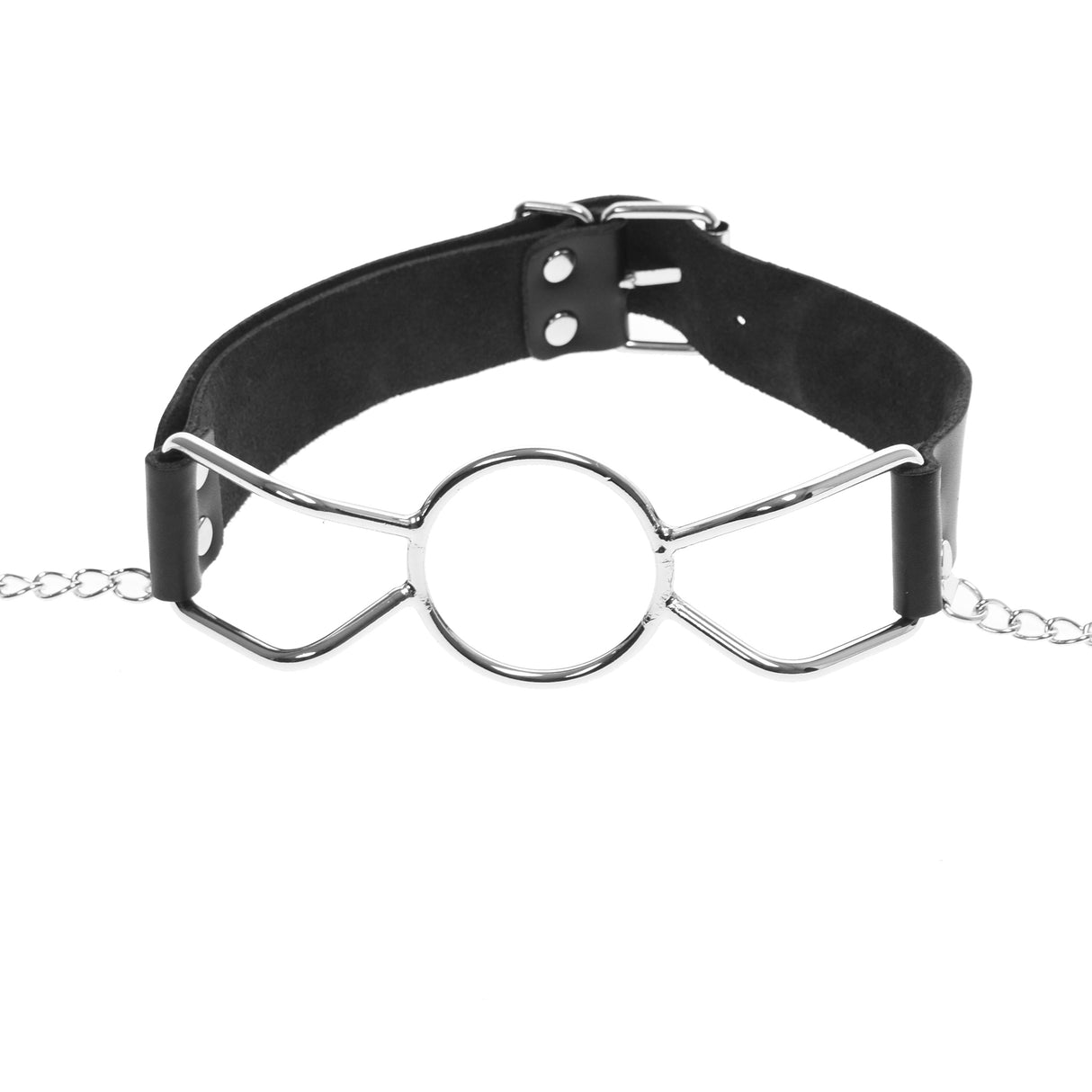 Large Open Mouth Gag With Nipple Clamps