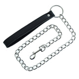 Small Hasp Lock Neck Collar With Leash