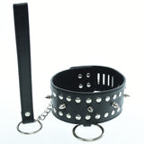 Bdsm Spiked Leather Collar