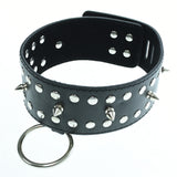 Bdsm Spiked Leather Collar