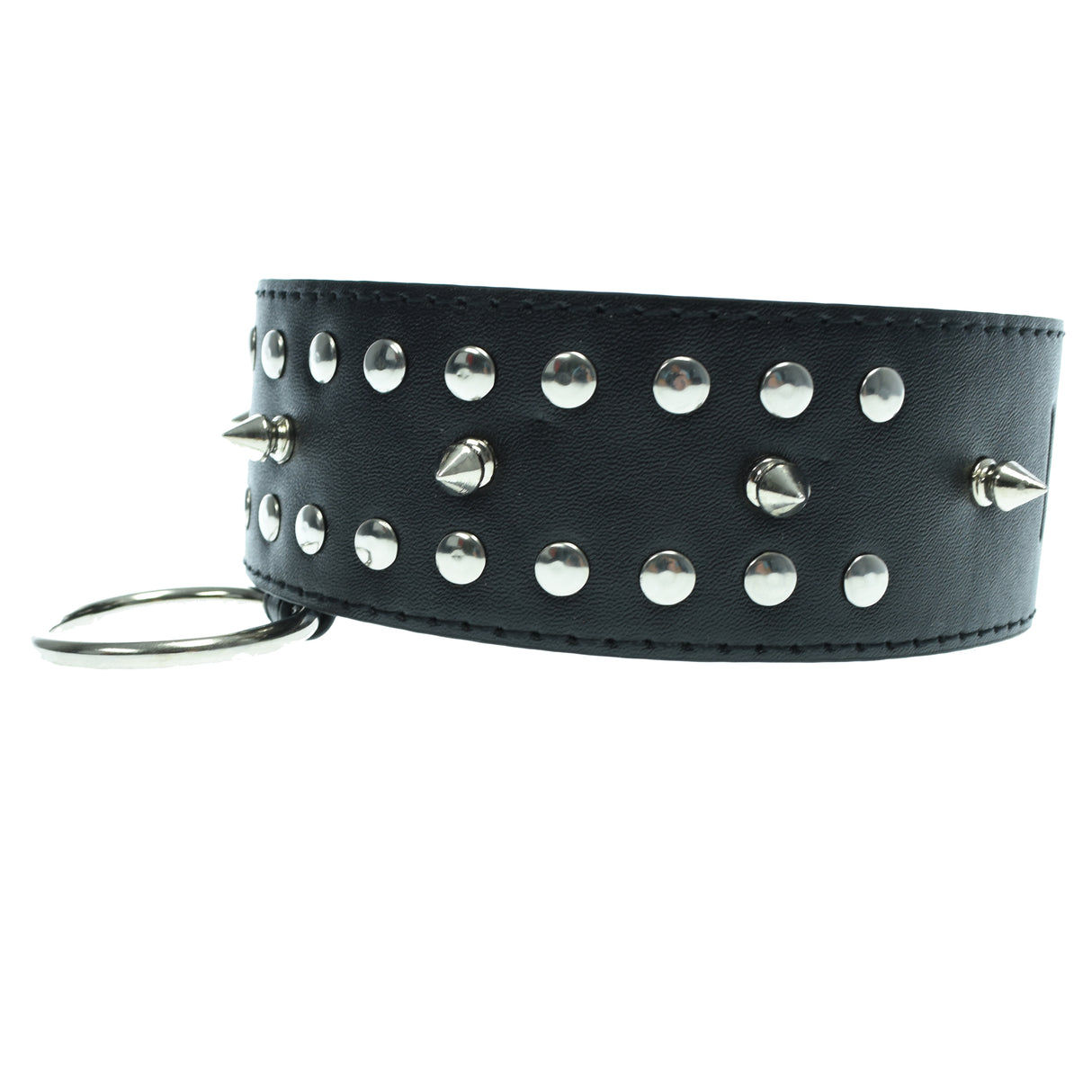 Bdsm Spiked Leather Collar