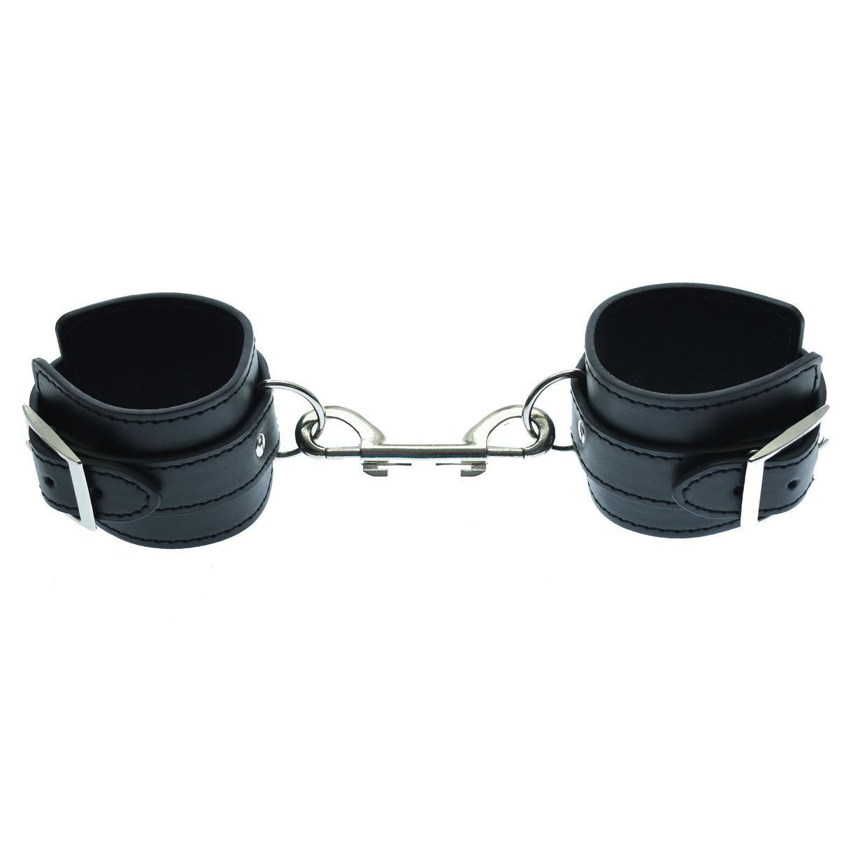 leather wrist restraints double bolt snap