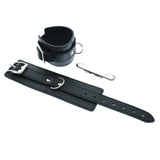 leather wrist restraints double bolt snap