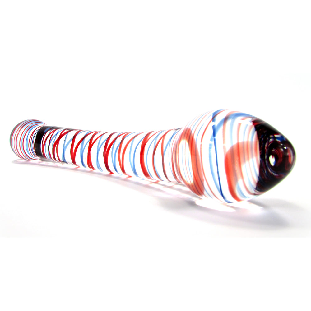 Multi Color Double Ended Glass Dildo
